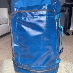 Rare 1st Gen Patagonia Black Hole Wheeled Duffel 40L - Shiny Finish